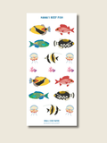 Reef Fish Sticker Sheet