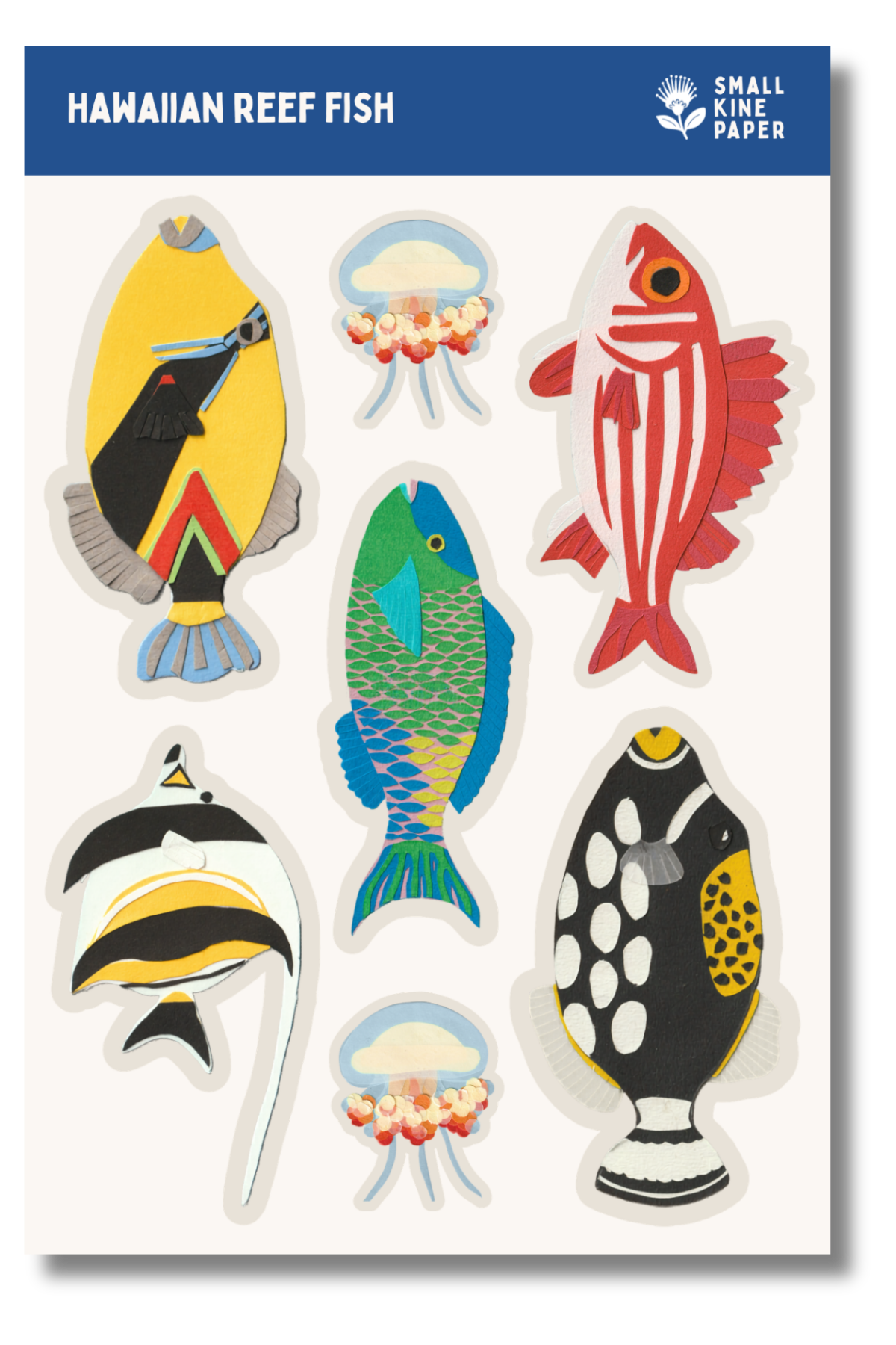 Reef Fish Sticker Sheet