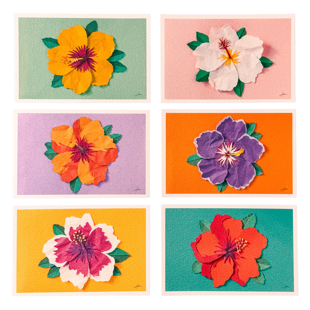 Hibiscus - Postcard Set