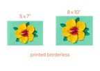 Yellow Hibiscus - Print