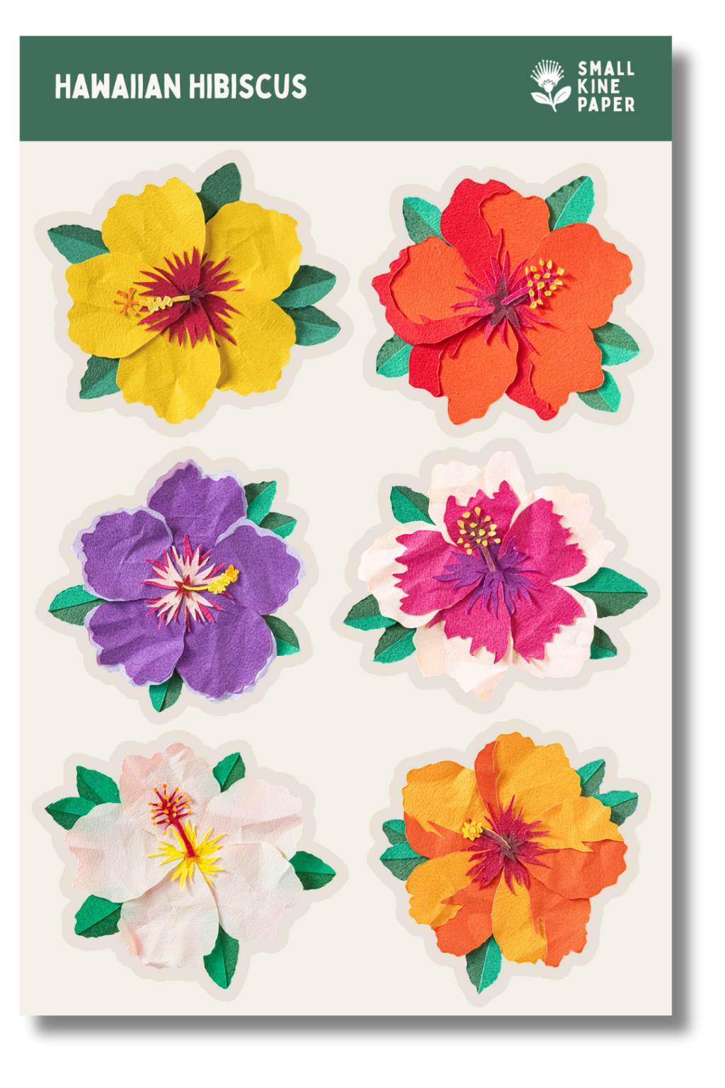 Hibiscus Sticker Sheet