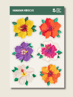 Hibiscus Vinyl Sticker Sheet
