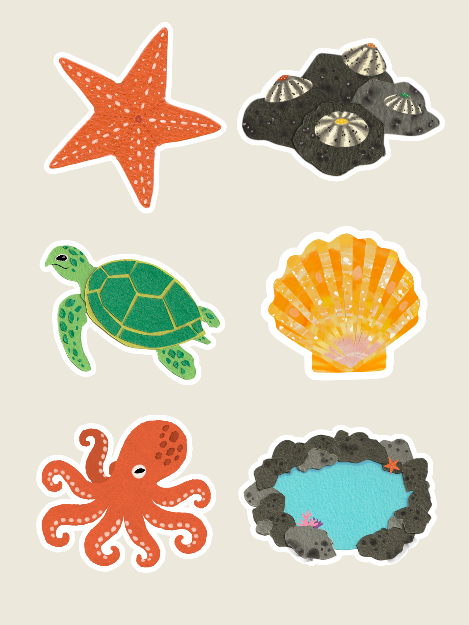 Tidepool Vinyl Sticker Pack