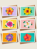 Hibiscus - Folded Card Set