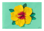 Yellow Hibiscus - Print