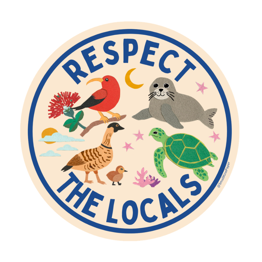 Respect the Locals Sticker