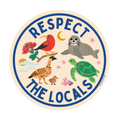 Respect the Locals Sticker