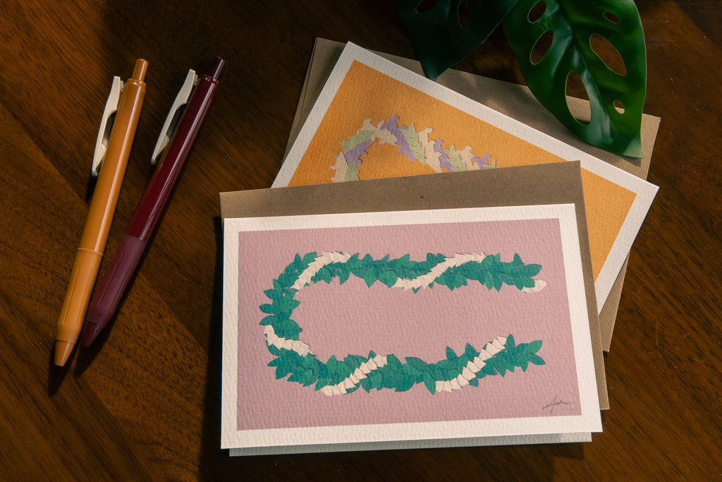 Lei - Folded Card Set