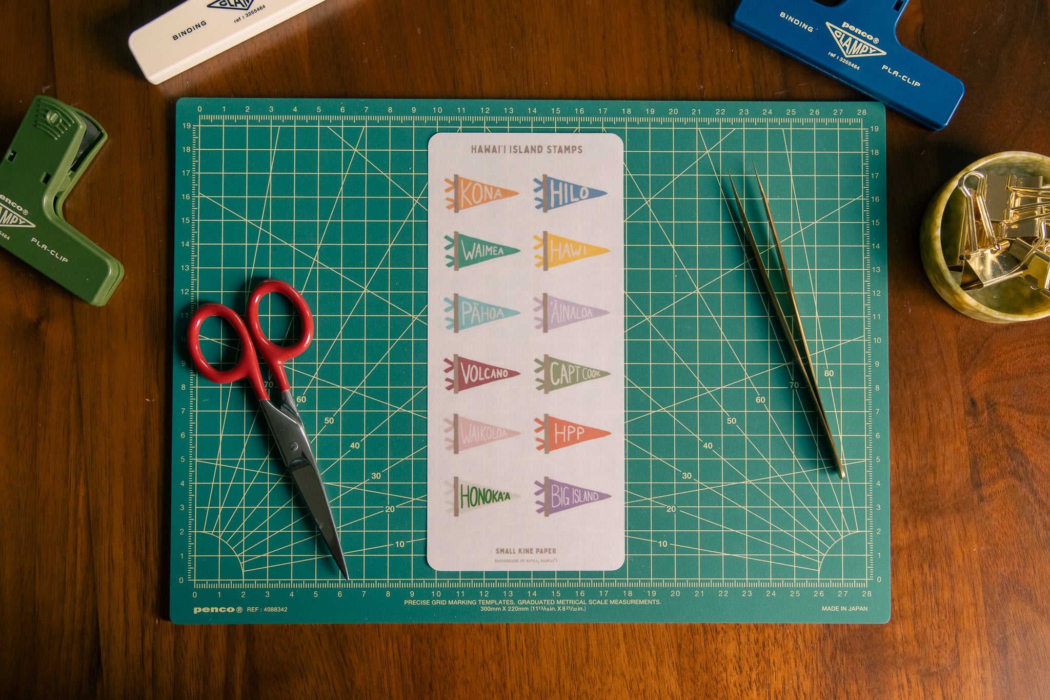 Big Island Towns Sticker Sheet