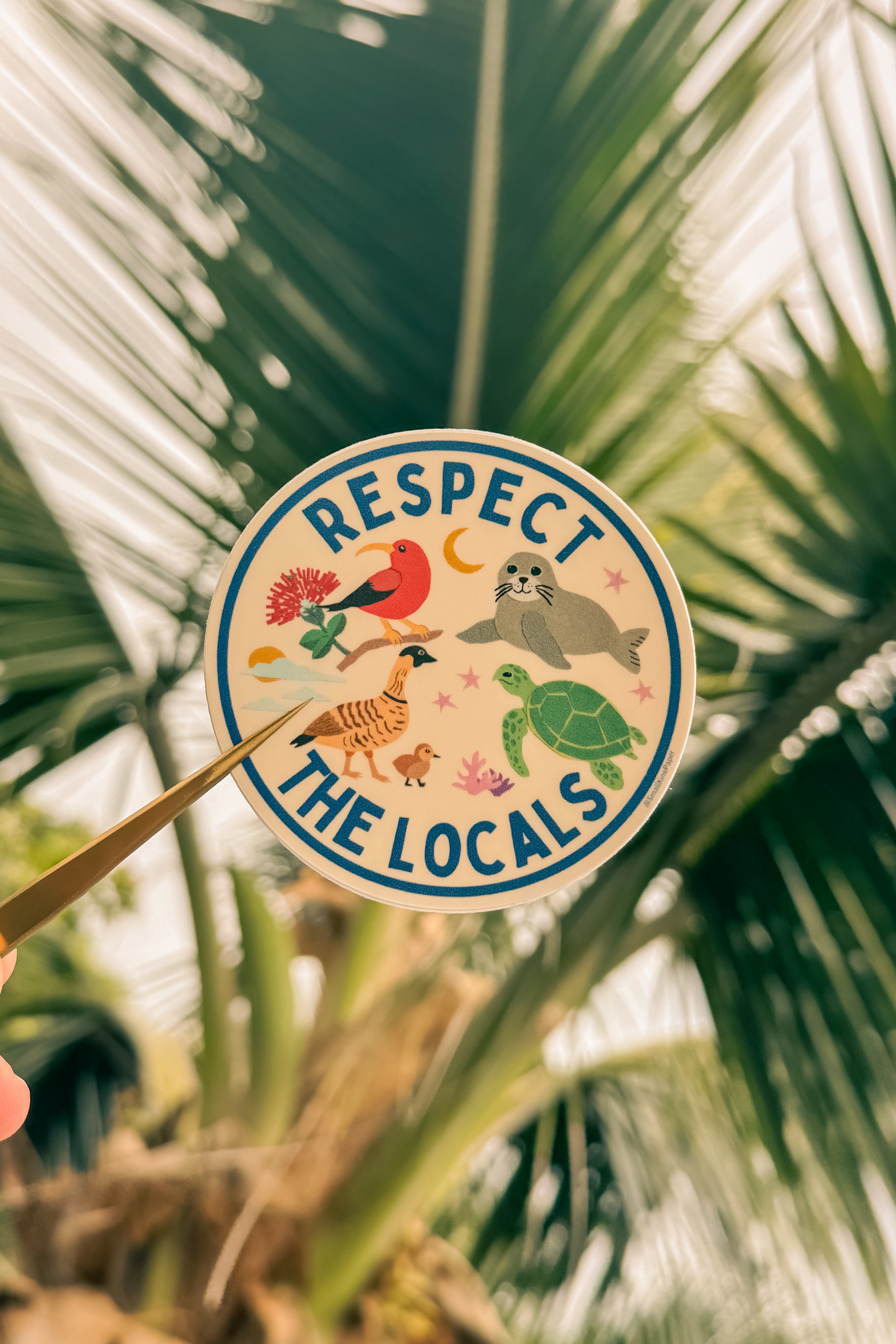 Respect the Locals Vinyl Sticker